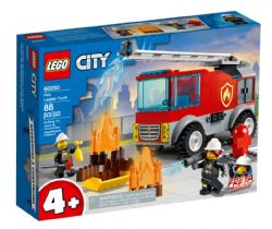 LEGO CITY FIRE - LE CAMION DES POMPIERS AVEC ÉCHELLE #60280